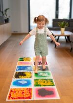 Tullo Sensory path – colorful sensory tiles with liquid 4 pcs - imagine 6