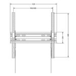 Maclean MC-748A TV or Monitor Mount  TV Wall Holder  Handle  max VESA 400x400  32-70   45kg  Black - imagine 8