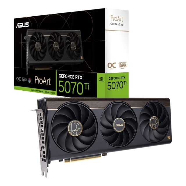 ASUS ProArt RTX 5070 TI OC 16 GB graphics card - imagine 17