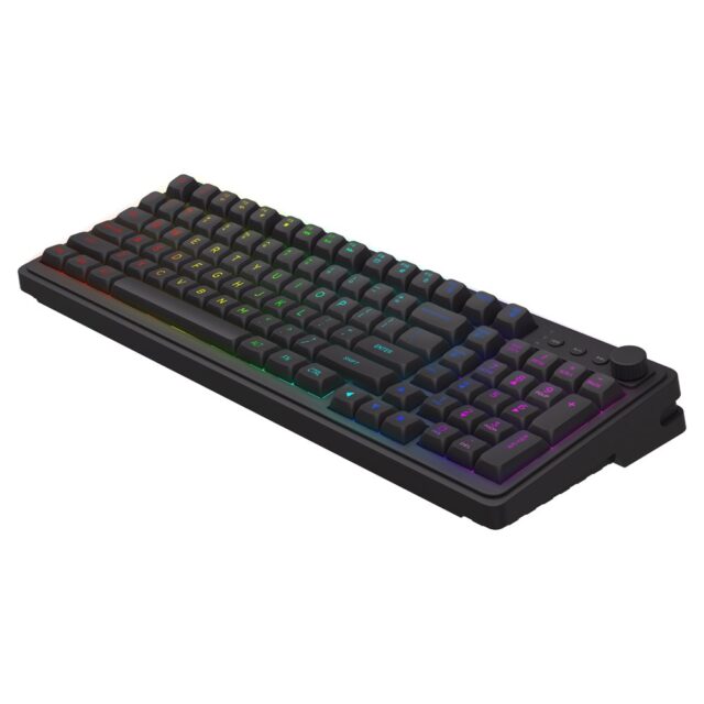 Savio Galaxis keyboard Gaming USB QWERTY US English Black - imagine 5
