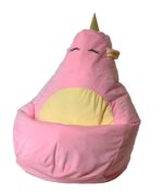 Unicorn pink XL 130 x 90 cm Sako bag pouffe - imagine 4