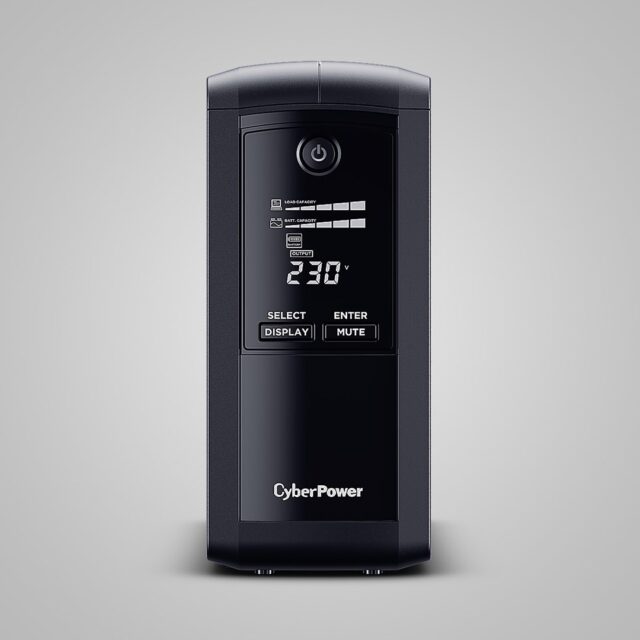 CyberPower Tracer III VP1000ELCD-FR uninterruptible power supply (UPS) Line-Interactive 1 kVA 550 W 4 AC outlet(s) - imagine 2