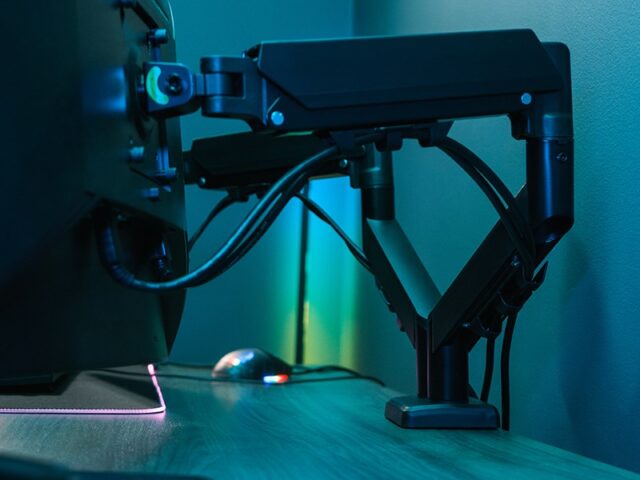 Tracer Double Armflex Monitor Mount  Black - imagine 6