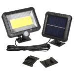 Maclean Energy MCE438 Solar LED Floodlight with motion sensor  IP44  5W  400lm  6000K cold white  lithium battery 1300 mAh  5.5V DC - imagine 4
