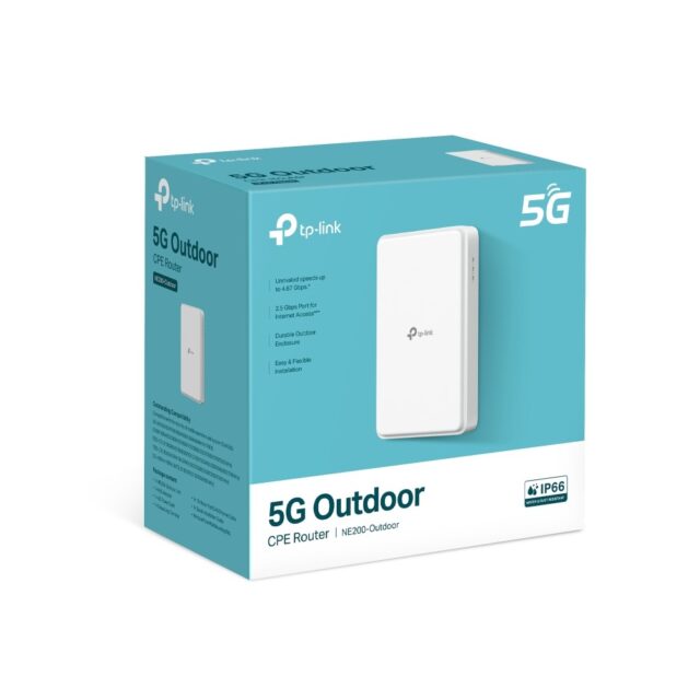TP-Link 5G Outdoor Router Build-In 5G Modem 5G wireless router 2.5 Gigabit Ethernet White - imagine 4