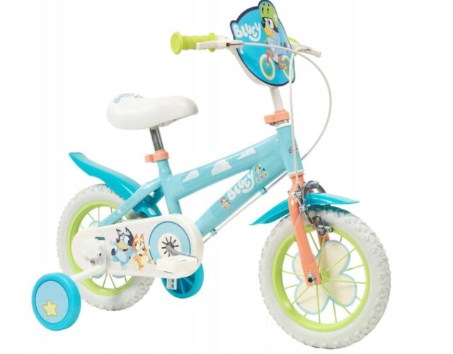 TOIMSA children's bicycle Bluey 12” Blue and lime blue - imagine 8