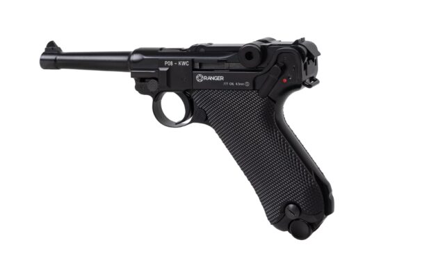 Air rifle Pistol RANGER P08 Parabellum KWC cal. 4.5 BBS blow back 21 shots Full Metal CO2 - imagine 2
