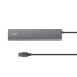 Trust Halyx - Type-A 5000 Mbit/s 7 Port USB 3.2 Gen1 Hub (silver) - imagine 6