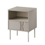 Bedside table 2 pcs. TRESSE 44x40x53 cashmere matt