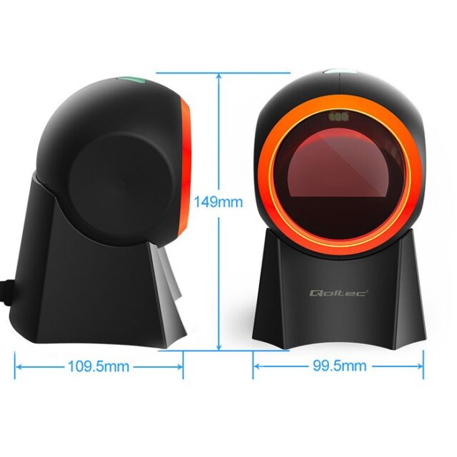 Qoltec 50857 Wired desktop barcode scanner 1D | 2D - imagine 10