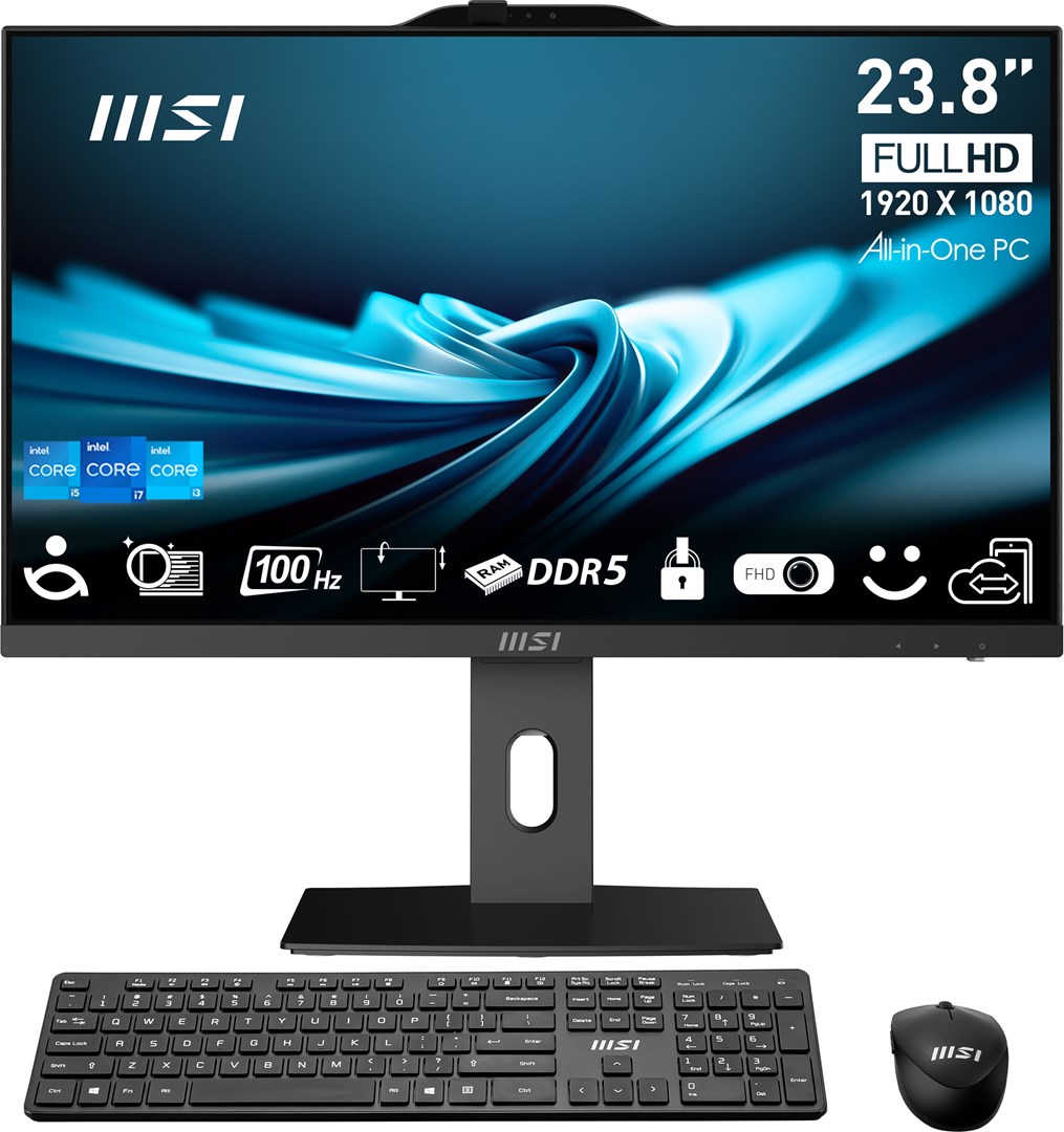 cps-fa79c2339ecb41b5036dc58a08fd4cae-2026-01-18-08-25-01 MSI Pro AP242P 14M-892XEU Intel® Core™ i5 i5-14400 60.5 cm (23.8 ) 1920 x 1080 pixels All-in-One PC 16 GB DDR5-SDRAM 500 GB SSD NoOS Wi-Fi 6E (802.11ax) Black - imagine 1