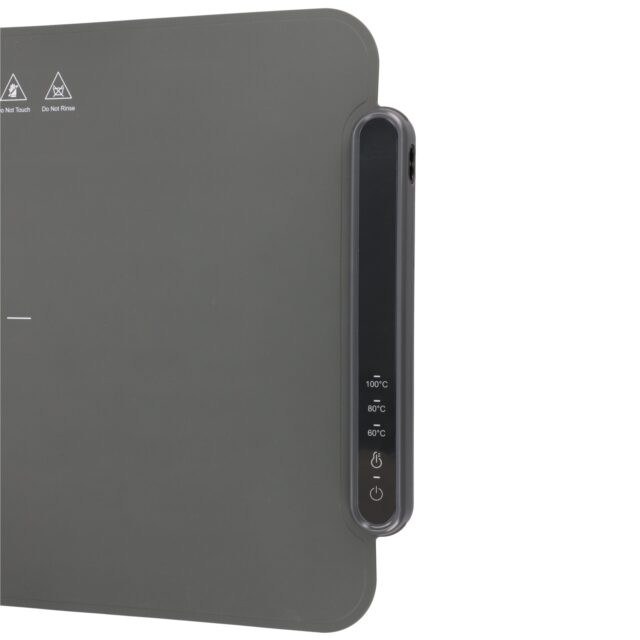 EXTRALINK ELEKTRYCZNA MATA GRZEWCZA SZARA 47X32 CM 250W - imagine 5