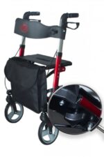 Aluminium four-wheel walker AT51006 - imagine 6