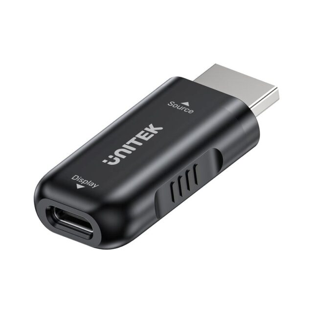 UNITEK ADAPTER HDMI TO USB-C HDR/HDCP 4K60HZ M/F - imagine 4