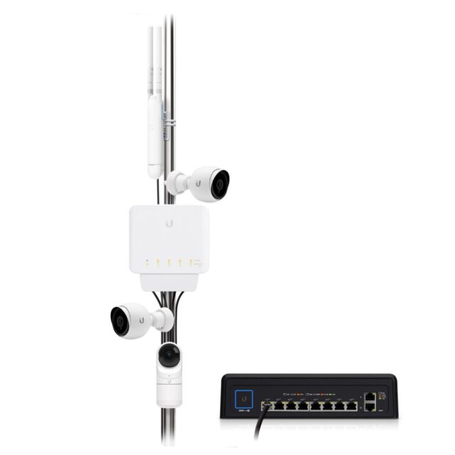 Ubiquiti UniFi USW-FLEX Managed L2 Gigabit Ethernet (10/100/1000) Power over Ethernet (PoE) White - imagine 4