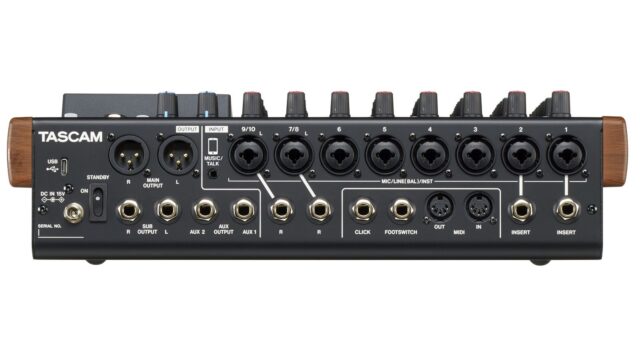 Tascam Model 12 12 channels 20 - 20000 Hz Black  Wood - imagine 5
