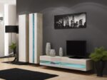 Cama Shelf unit VIGO NEW 180/40/30 sonoma/white gloss