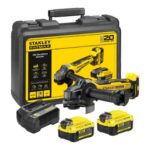 125 mm cordless angle grinder 2x4.0Ah SFMCG700M2K STANLEY - imagine 4