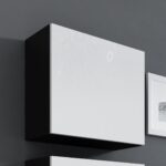 Cama Square cabinet VIGO 50/50/30 black/white gloss