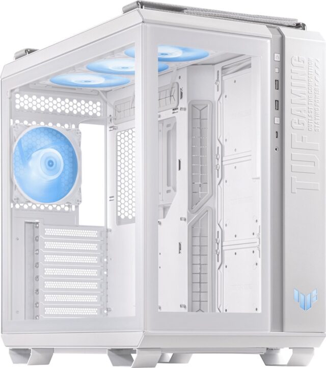 ASUS TUF Gaming GT502 PLUS Midi Tower White - imagine 4
