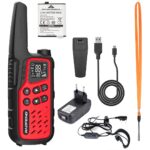 Walkie-Talkie Baofeng BF-T25E Red  2 pieces - imagine 4