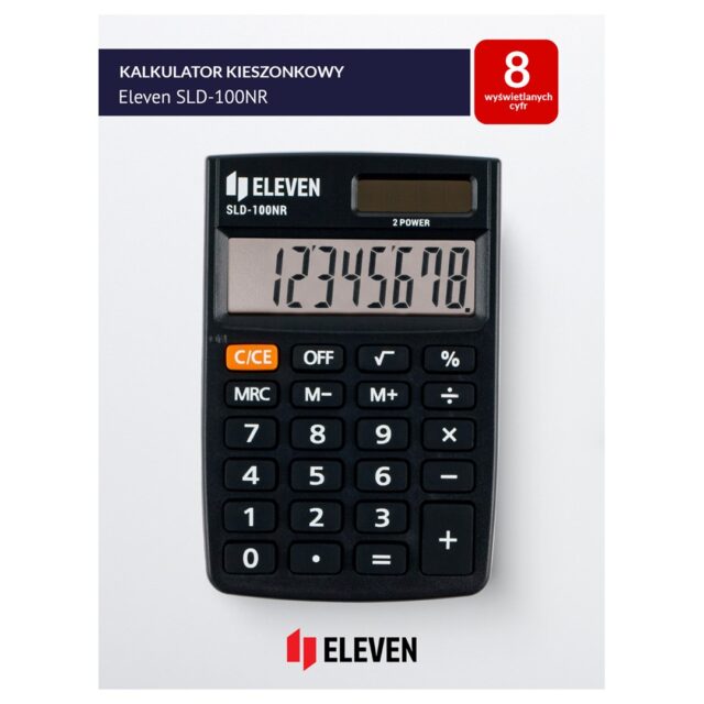 Eleven SLD-100NR pocket calculator - imagine 4