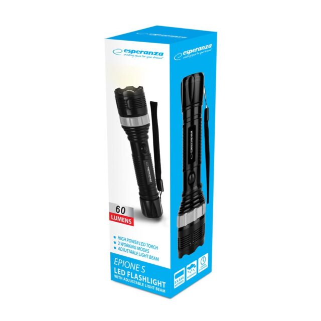 Esperanza EOT071 Flashlight Black  LED Flashlight - imagine 7