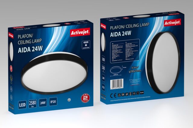 Activejet LED ceiling light AJE-AIDA 24W - imagine 5
