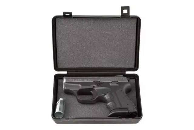 Pistolet hukowy alarmowo sygnałowy STALKER M906 BAS kal. .22 Long Blank (6 mm) Chrom błysk - imagine 4