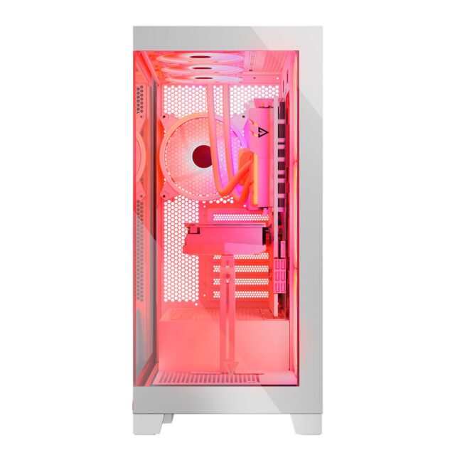 Modecom Volcano SPACE APEX ARGB MIDI Midi Tower White - imagine 39