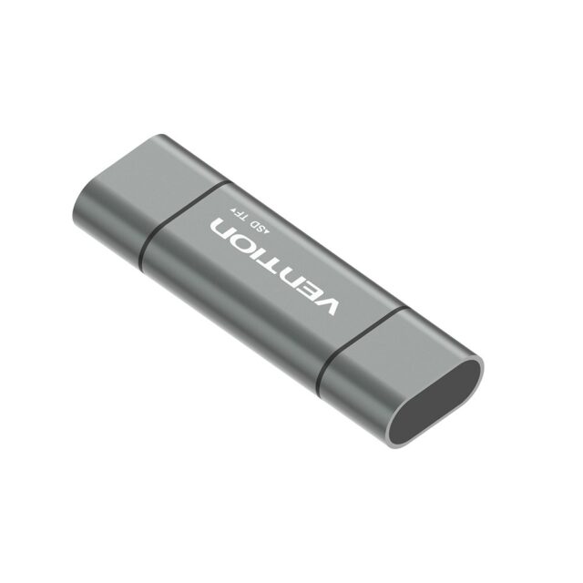 Vention USB3.0 Multi-function Card Reader Gray Metal Type - imagine 4
