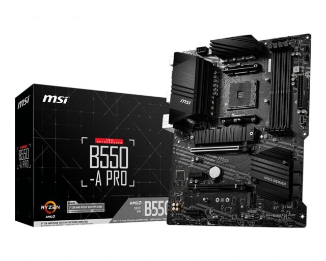 MSI B550-A PRO motherboard AMD B550 Socket AM4 ATX - imagine 5