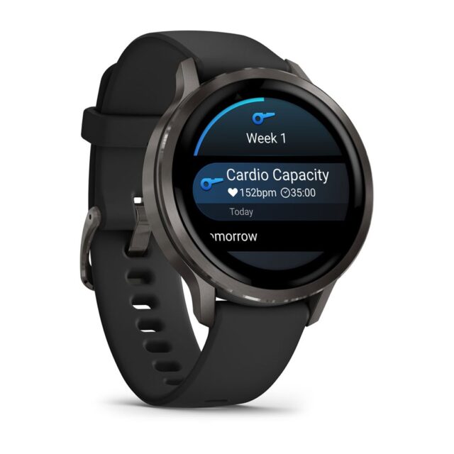 Garmin Venu 4 3.05 cm (1.2 ) AMOLED 41 mm Digital 390 x 390 pixels Touchscreen Black Wi-Fi GPS (satellite) - imagine 3