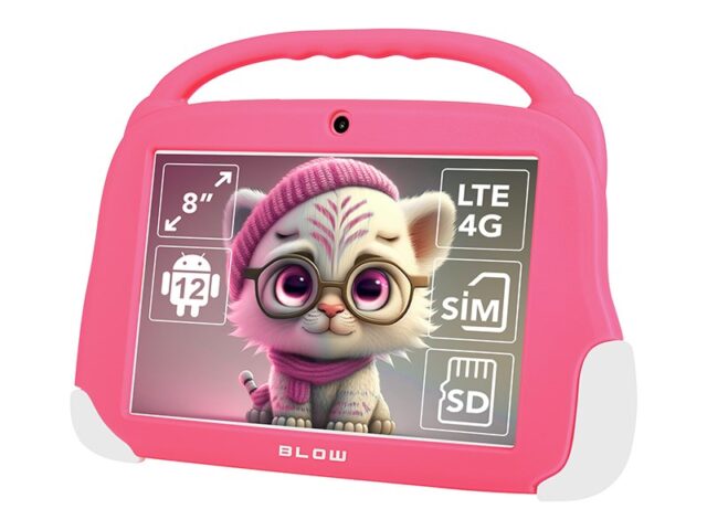 Tablet KidsTAB8 4G BLOW 4/64GB pink + case - imagine 6