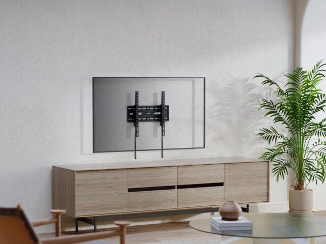 Gembird WM-75T-04 TV wall mount (tilt)  37”-75”  black - imagine 8