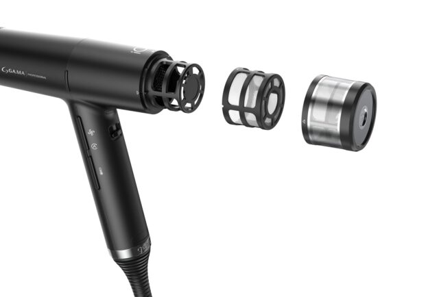 GA.MA PH6080.BK IQ3 Perfetto hair dryer 1600 W Black - imagine 3