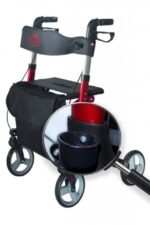 Aluminium four-wheel walker AT51006 - imagine 7