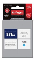 Activejet AH-951CRX Ink (replacement for HP 951XL CN046AE; Premium; 25 ml; cyan)
