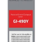 Activejet AC-G490Y Ink cartridge (replacement for Canon GI-490Y; Supreme; 70 ml; 7000 pages  yellow)