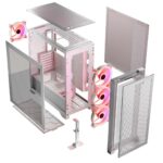 MODECOM Case VOLCANO EXPANSE S APEX ARGB MIDI White - imagine 20