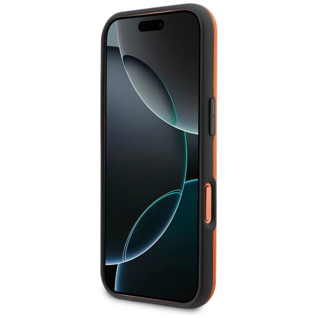 Case BMW M FW Logo Metal MagSafe for iPhone 17 Pro Max orange - imagine 5