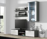Cama TV stand SOHO 180 grey/white gloss - imagine 6
