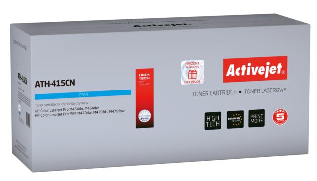 Activejet ATH-415CN Toner (replacement for HP 415A W2031A; Supreme; 2100 pages; blue) with chip - imagine 2