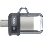 SanDisk Ultra Dual m3.0 USB flash drive 128 GB USB Type-A / Micro-USB 3.2 Gen 1 (3.1 Gen 1) Black  Silver  Transparent - imagine 2