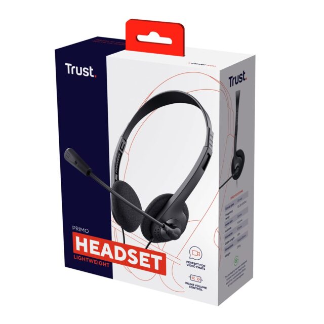 Trust Primo - chat headset (black) - imagine 8