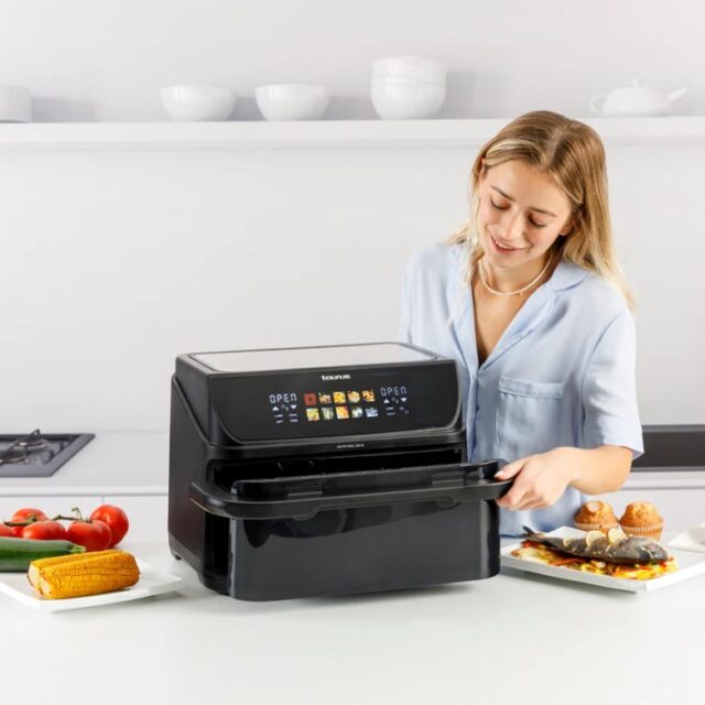 Fat-free deep fryer with long basket and grill Taurus 973004000 - imagine 3
