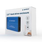 Gembird EE2-U3S-2-B storage drive enclosure 2.5  USB 3.0 HDD enclosure Blue - imagine 3