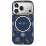 Case Guess IML Peony Dot MagSafe for  iPhone 17 Pro blue - imagine 3