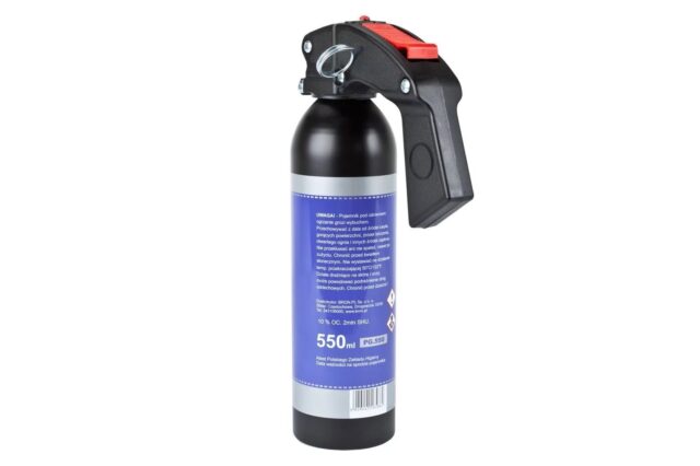 Pepper gas POLICE PERFECT GUARD 550 - 480 ml. gel - extinguisher (PG.550) - imagine 2