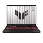 ASUS TUF Gaming A16 FA608UM-R7165 AMD Ryzen™ 7 260 Laptop 40.6 cm (16 ) WUXGA 16 GB DDR5-SDRAM 512 GB SSD NVIDIA GeForce RTX 5060 Wi-Fi 6E (802.11ax) NoOS Black  Grey